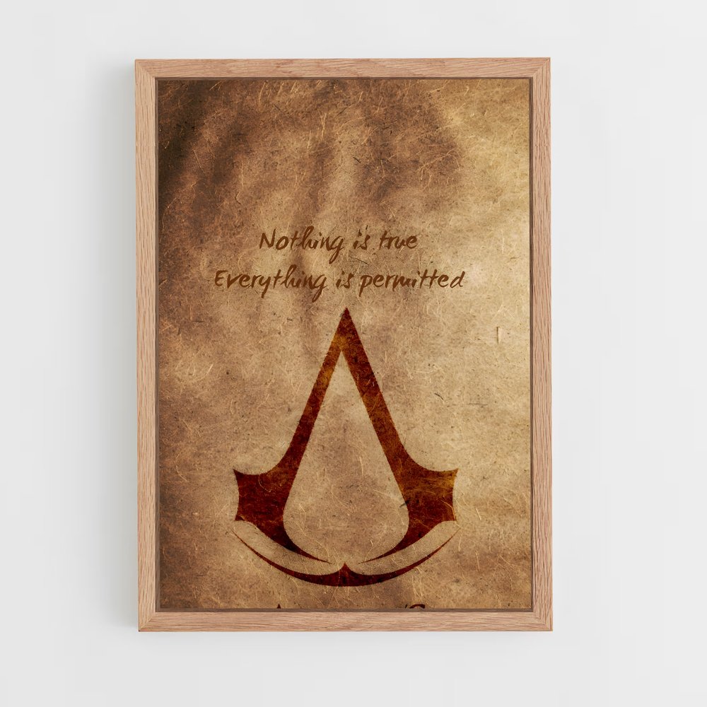 Poster Assassins creed révéler – affiche Assassin's Creed (vue 4)